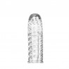 Capa Peniana Transparente com Saliências Massageadoras - VipMix
