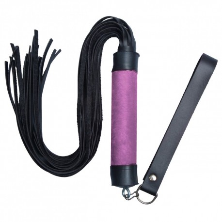 Chicote 24 tiras 40 cm Pelúcia - Dominatrix
