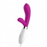 Vibrador em Silicone com Estimulador Clitoriano e 10 Vibrações - DICK - VipMix