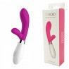 Vibrador em Silicone com Estimulador Clitoriano e 10 Vibrações - DICK - VipMix