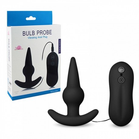 Plug Anal com Alça e 10 Vibrações - BULB PROBE - VipMix