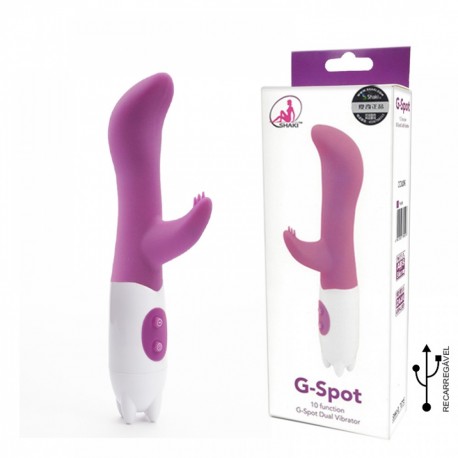 Vibrador G-Spot Recarregável com 30 Vibrações - VipMix