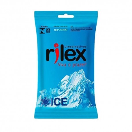 Preservativo Lubrificado Ice 3 Unidades - Rilex