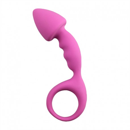 Estimulador de Próstata em Silicone com Alça – Importado