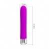 Vibrador Personal de 16,7 cm Liso revestido com silicone com 12 Modos de Vibração RANDOLPH – PRETTY LOVE