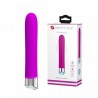 Vibrador Personal de 16,7 cm Liso revestido com silicone com 12 Modos de Vibração RANDOLPH – PRETTY LOVE