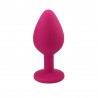 Plug Anal Médio 8,3 X 3Cm Em Silicone - Sexy Toys