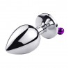 Plug Anal Metal Pingente Grande - Vibe Toys
