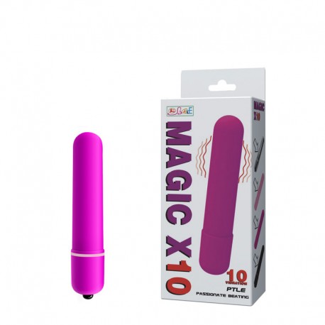 Power Bullet com 10 Modos de Vibração – MAGIC X10 – Importado