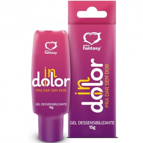 Indolor Dessensibilizante Em Gel Anal 15G - Sexy Fantasy
