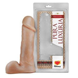 Prótese Realístico Com Escroto Maciço 18X4 Cm - Sexy Fantasy