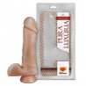 Prótese Com Escroto Ventosa E Glande Saltada 16,2X4,4 Cm - Sexy Fantasy