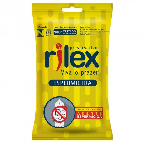 Preservativo Espermicida 03 Unidades - Rilex