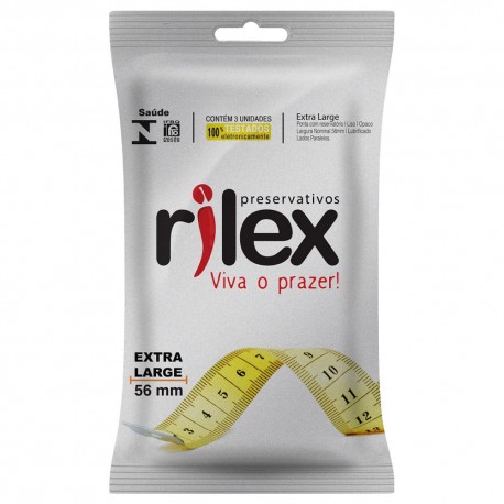 Preservativo Extra Large 03 Unidades - Rilex