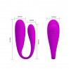Vibrador de Luxo para Casais com 12 modos de vibração e com controle remoto - Importado