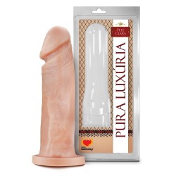Pênis Realístico Maciço 17,5 X 4,4Cm Linha Pura Luxúria - Sexy Fantasy