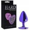 Plug Metal Pedra Coração Cravejada Em Strass - Hard