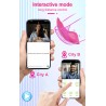 Estimulador de clitóris com formato ergonomico que se adapta a uma calcinha, possui 10 modos intensos de vibração - YOUVIBE