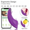 Estimulador de clitóris com formato ergonomico que se adapta a uma calcinha, possui 10 modos intensos de vibração - YOUVIBE