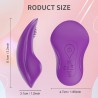 Estimulador de clitóris com formato ergonomico que se adapta a uma calcinha, possui 10 modos intensos de vibração - YOUVIBE