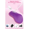 Estimulador de clitóris com formato ergonomico que se adapta a uma calcinha, possui 10 modos intensos de vibração - YOUVIBE