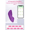 Estimulador de clitóris com formato ergonomico que se adapta a uma calcinha, possui 10 modos intensos de vibração - YOUVIBE
