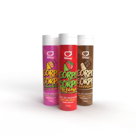 Corpo a Corpo Oleo de Massagem Hot Beijavel 100ml - Sexy Fantasy
