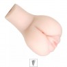 Masturbador Cyberskin Vagina e Ânus Com Vibro VP Bege - BAILE
