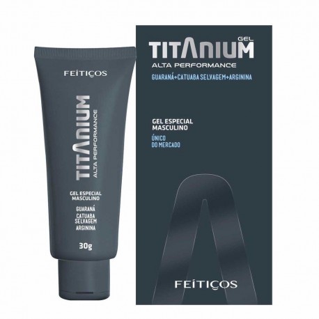 Titanium Gel Performance Masculina 25G - Feitiços